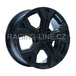 Alu kola AGT 16260, 16x6.5 5x114.3 ET40, černá lesklá