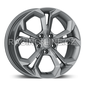 Alu kola AGT 17262, 17x7 5x112 ET38, titanová metalíza