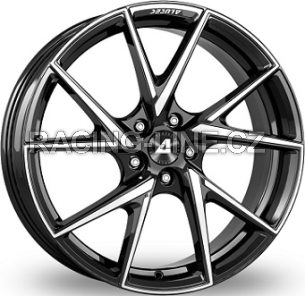 Alu kola ALUTEC ADX.01, 17x7 5x114.3 ET40, černá lesklá + leštění