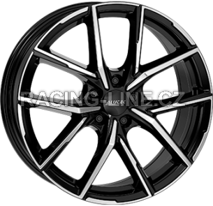 Alu kola ALUTEC AVELENO, 19x8 5x112 ET40, černá lesklá + leštění