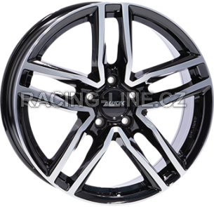 Alu kola ALUTEC IKENU, 19x9 5x112 ET20, černá lesklá + leštění