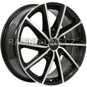 Alu kola ALUTEC SINGA, 15x6 5x100 ET38, černá lesklá + leštění
