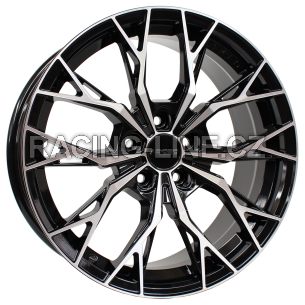 Alu kola Arceo 18239, 18x8 5x112 ET35, černá + leštění