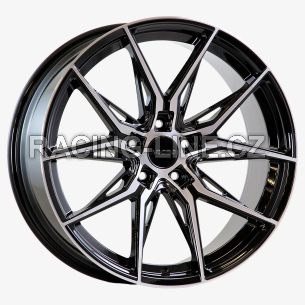 Alu kola Arceo 19177, 19x8.5 5x112 ET35, černá + leštění