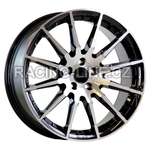 Alu kola Arceo 19229, 19x8 5x108 ET40, černá + leštění