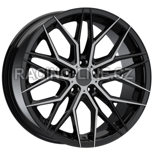 Alu kola Arceo 20141, 20x9 5x112 ET35, černá + leštění