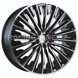 Alu kola Arceo A1142, 20x8.5 5x112 ET38, černá + leštění