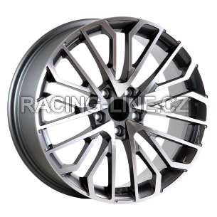 Alu kola Arceo DY1649, 19x8.5 5x112 ET40, šedivá + leštění (zátěžová)