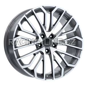 Alu kola Arceo DY1649, 19x8.5 5x112 ET40, šedivá + leštění (zátěžová)