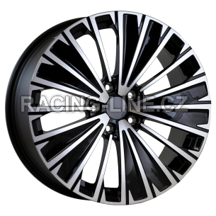 Alu kola Arceo DY1687, 17x7.5 5x112 ET40, černá + leštění