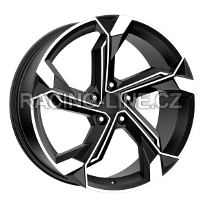 Alu kola Arceo DY1709, 19x8.5 5x112 ET35, černá matná + leštění