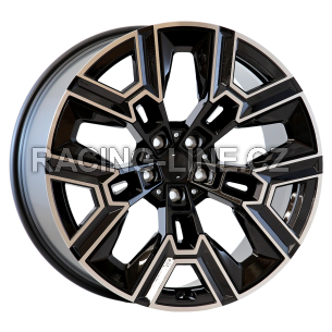 Alu kola Arceo DY1810, 20x10 5x112 ET40, černá + leštění (zátěžová)