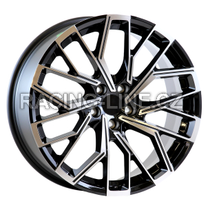 Alu kola Arceo DY1849, 19x8.5 5x112 ET40, černá + leštění (zátěžová)