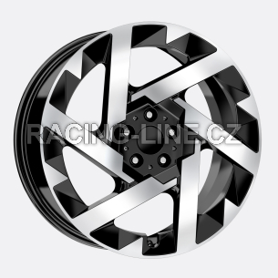 Alu kola Arceo DY1898, 18x7.5 5x112 ET40, černá + leštění