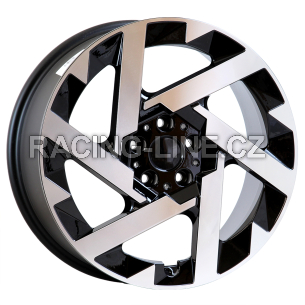 Alu kola Arceo DY1899, 19x8 5x112 ET45, černá + leštění