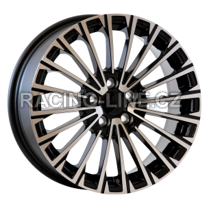 Alu kola Arceo DY1936, 16x6.5 5x100 ET35, černá + leštění