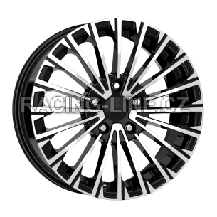 Alu kola Arceo DY1936, 16x6.5 5x100 ET35, černá + leštění