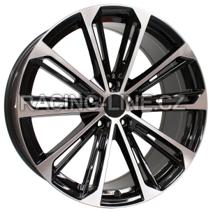 Alu kola Arceo DY297, 17x7.5 5x112 ET45, černá + leštění