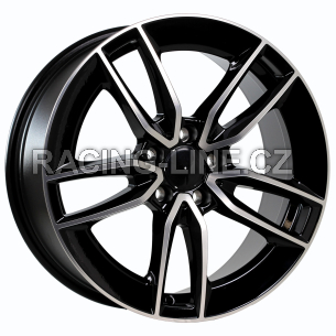 Alu kola Arceo DY388, 18x8 5x112 ET43, černá + leštění