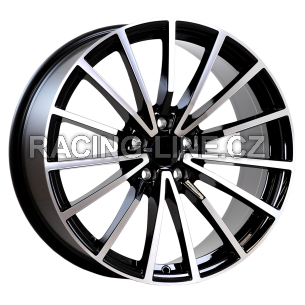 Alu kola Arceo DY579, 19x8.5 5x112 ET35, černá + leštění