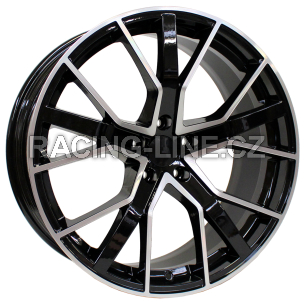 Alu kola Arceo DY839, 19x8.5 5x112 ET40, černá + leštění
