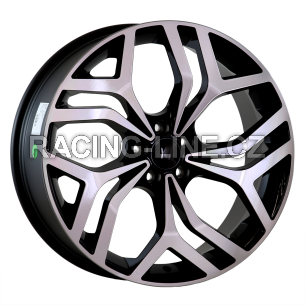 Alu kola Arceo DY880, 20x8.5 5x108 ET45, černá + leštění (zátěžová)