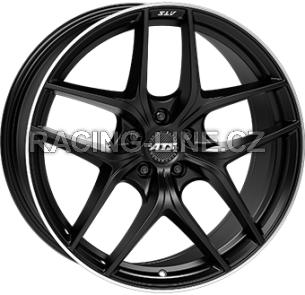 Alu kola ATS COMPETITION 2, 19x9.5 5x114.3 ET45, černá matná + leštěný límec (zátěžová)