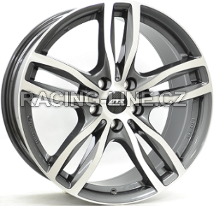 Alu kola ATS EVOLUTION, 19x9 5x114.3 ET40, šedivá + leštění (zátěžová)