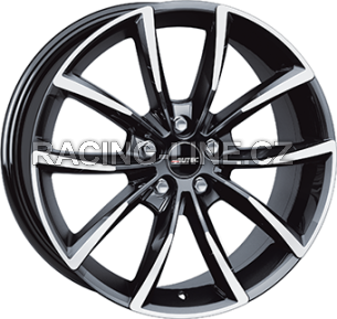 Alu kola AUTEC ASTANA, 21x9 5x108 ET43, černá lesklá + leštění (zátěžová)