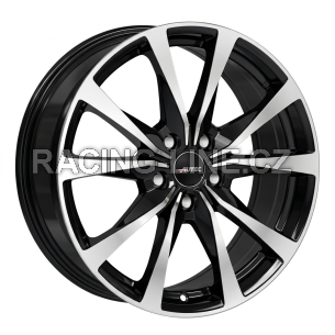 Alu kola AUTEC BRIXEN, 17x7 5x108 ET50, černá lesklá + leštění