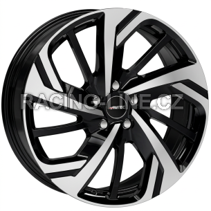Alu kola AUTEC RIXON, 18x7.5 5x112 ET50, černá lesklá + leštění (zátěžová)