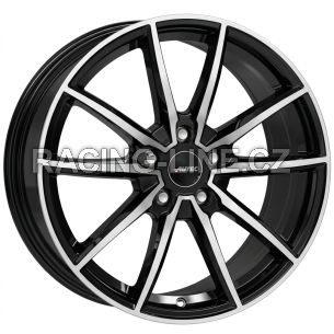 Alu kola AUTEC SKARA, 19x8.5 5x112 ET40, černá lesklá + leštění (zátěžová)