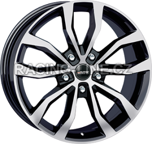 Alu kola AUTEC UTECA, 19x8.5 5x120 ET38, černá lesklá + leštění (zátěžová)