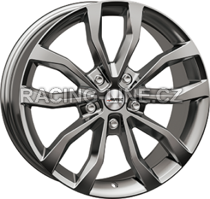 Alu kola AUTEC UTECA, 22x9.5 5x112 ET32, titanová (zátěžová)