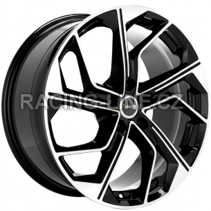 Alu kola AVUS VELGEN AC-522, 19x8.5 5x112 ET40, černá lesklá + leštění (zátěžová)