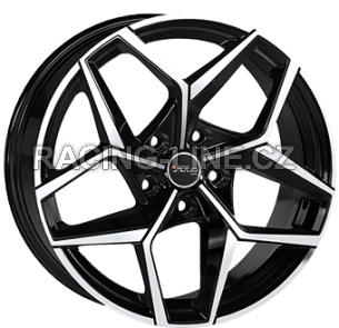 Alu kola AVUS VELGEN AC-523, 19x8.5 5x120 ET35, černá lesklá + leštění (zátěžová)