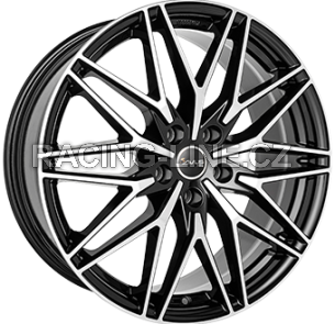 Alu kola AVUS VELGEN AC-MB6, 19x9 5x130 ET44, černá lesklá + leštění (zátěžová)