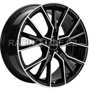 Alu kola AVUS VELGEN AF18, 19x8.5 5x112 ET40, černá lesklá + leštění