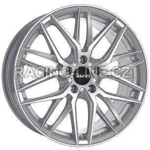 Alu kola AVUS VELGEN AF19, 17x7.5 5x114.3 ET40, stříbrná metalíza