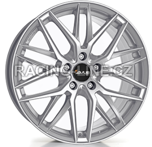 Alu kola AVUS VELGEN AF19, 17x7.5 5x114.3 ET40, stříbrná metalíza