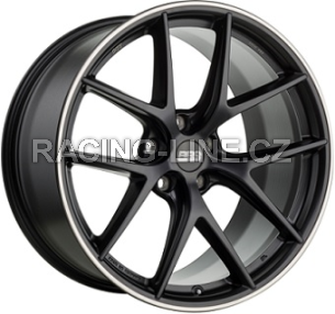 Alu kola BBS CI-R, 20x8.5 5x114.3 ET36, černá matná + leštění