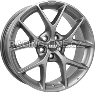 Alu kola BBS SR, 18x8 5x130 ET50, šedivá matná (zátěžová)