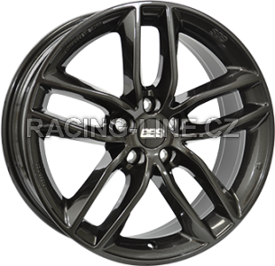 Alu kola BBS SX, 18x8 5x114.3 ET40, černá lesklá