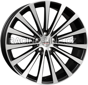 Alu kola BORBET BLX, 20x8.5 5x108 ET45, černá matná + leštění