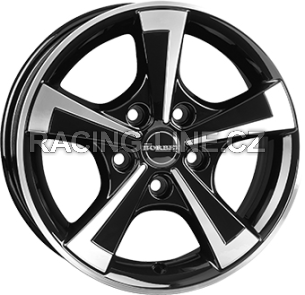 Alu kola BORBET CWT, 15x6 5x112 ET30, černá lesklá + leštění (zátěžová)