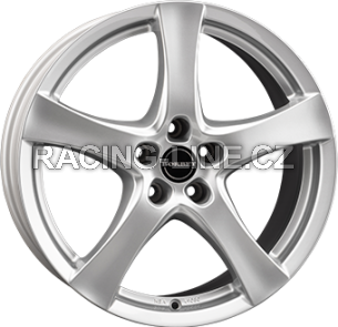Alu kola BORBET F, 15x6 4x100 ET35, stříbrná