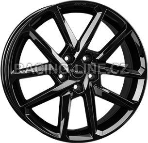 Alu kola BORBET N, 18x7.5 5x114.3 ET50, černá lesklá