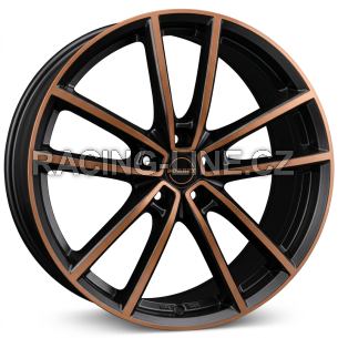 Alu kola BORBET W, 18x8 5x112 ET48, černá + měděná barva leštění