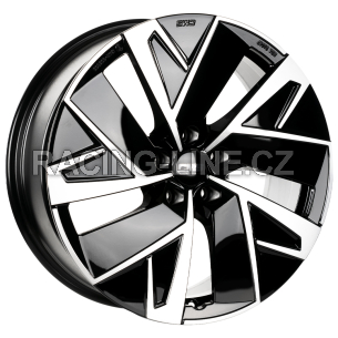 Alu kola CMS C32, 19x7.5 5x114.3 ET45, černá + leštění (zátěžová)
