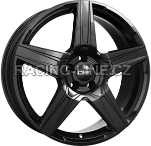 Alu kola CMS C34, 17x7 5x108 ET42, černá lesklá (zátěžová)